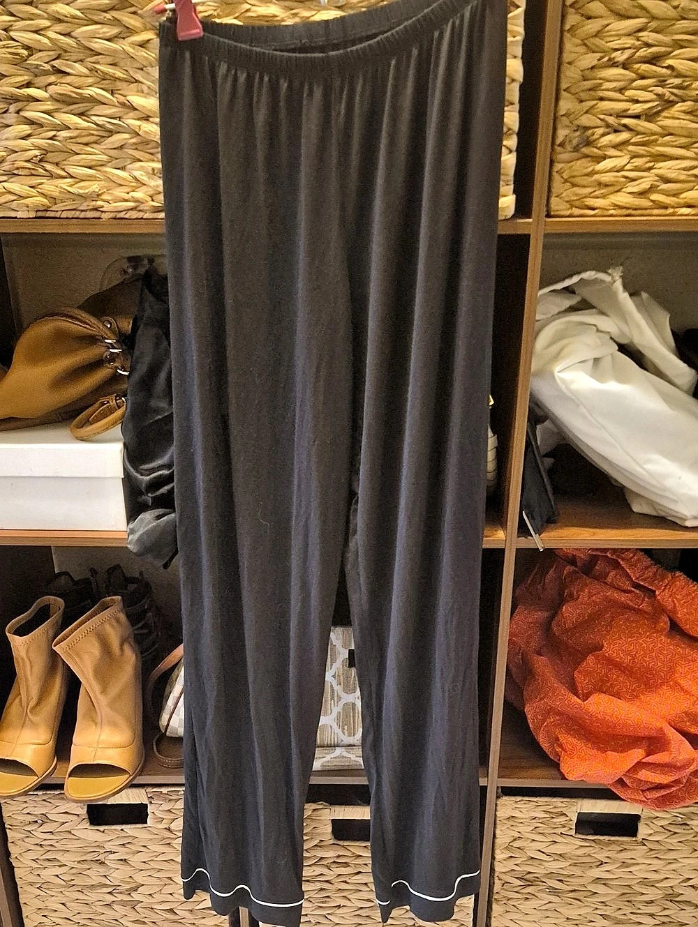 Tommy John Downtime Long Sleeve Pajama Pant Set Downtime Pajama Pants Black